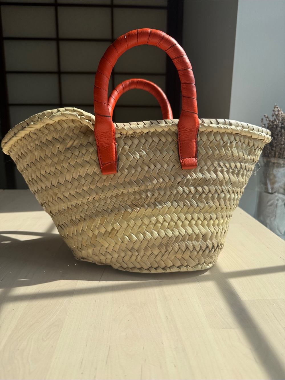 Chloé Marcie Small Basket Bag
- Raffia & Bright Orange Leather - Picture 4 of 11